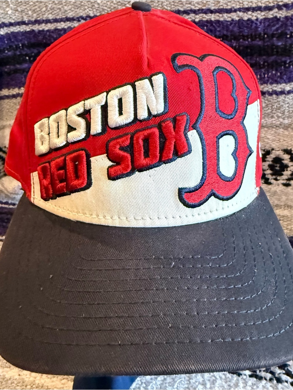 Boston Red Sox New Era SnapBack Adjustable MLB Snapback Hat Cap Large LOGO